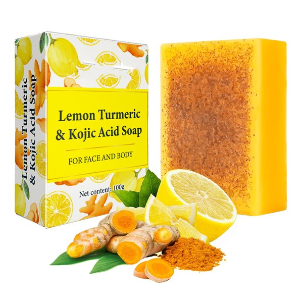 Kojic Acid, Turmeric & Lemon Soap