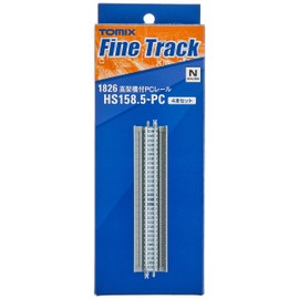 TOMIX 1826 N Gauge High Crosslink PC Rail HS158.5-PC F Set of 4 Railway Model Supplies