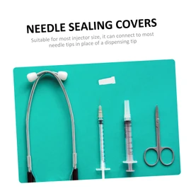 Alipis 200pcs Universal Injector Caps Luer Lock Leakproof Protective Sealing Cap Easy to Unscrew Portable