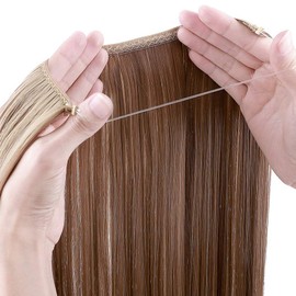 Wire-In, Smooth Hair Extensions Smooth 50 cm
