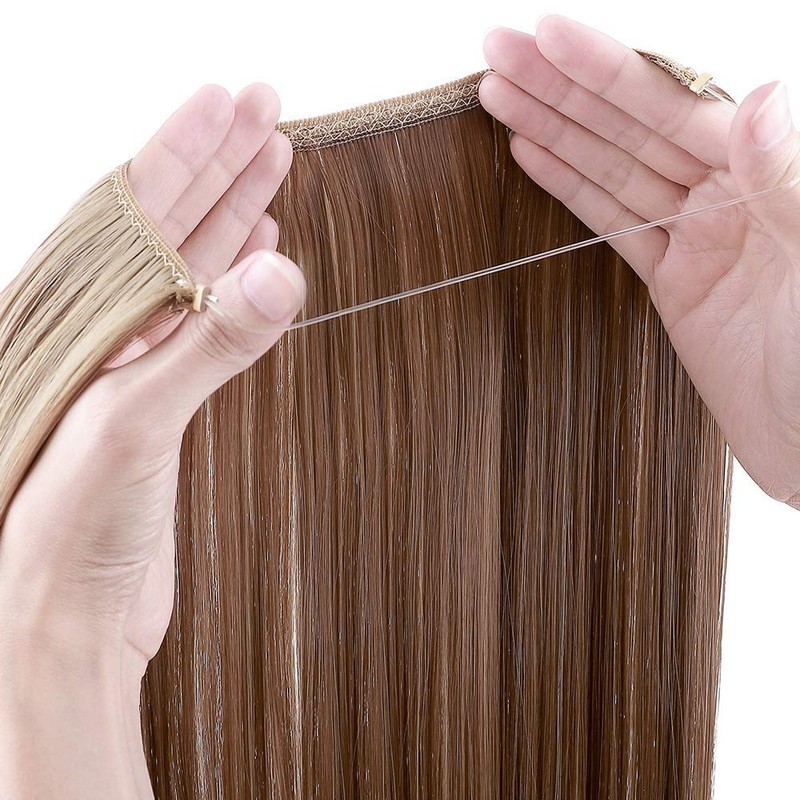 Wire-In, Smooth Hair Extensions Smooth 50 cm