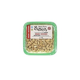 ROYAL NUTS Nuts Organic Cashews with Salt, 195 Grams
