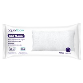 Aquafloow Dehumidifier Refill Bags, Granules in 450 g Refill Prey, Room Dehumidifier, Refill Packs | Prevents Mould, Protects Walls Unpleasant Odours - Pack of 25