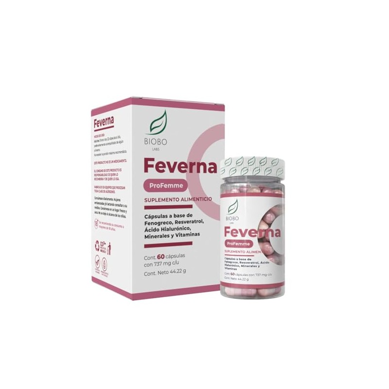 ProFemme Feverna, Biobo Labs, 60 cápsulas