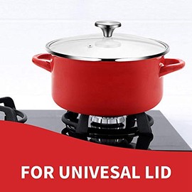 jingfei 4 Sets Dutch Oven Knob Stainless Steel Replacement Knob Pot Lid Handle for, Aldi, Lodge Enameled Dutch Oven