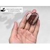 Shiva Lingam Narmada Crystal Heart Palm Stone - Pocket Massage