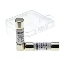 DMM-11A Fuse, DMM-11A Fuses, DMM-B-11A,11A 1000V, 11A Fuse, 11A Fuses, Fluke Digital multimeter Replacement Fluke Fuse DMM-11A 10.30mm x 38.00mm Bobii 2 Pcs