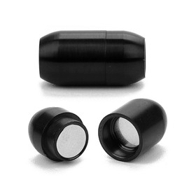 Linsoir Beads - Broche magnético de acero inoxidable con agujero interior de 3 mm/4 mm/5 mm/6 mm/8 mm
