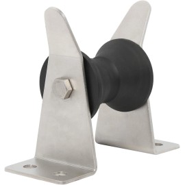 Amarine Made Anchor Roller Platform Bow Roller 304 Stainless Steel 6 Inch Height Heavy Duty