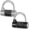 Shimeyao 2 Pcs 5 Letter Combination Lock Metal 5 Digit