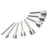 8 Piece Edge Removal Leather Craft End Punch Tool U-Shaped