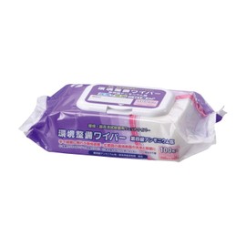 Environmental Maintenance Wiper Fourth Grade Ammonium Salt 41896 (5.9 x 7.9 inches (15 x 20 cm), 100 mai