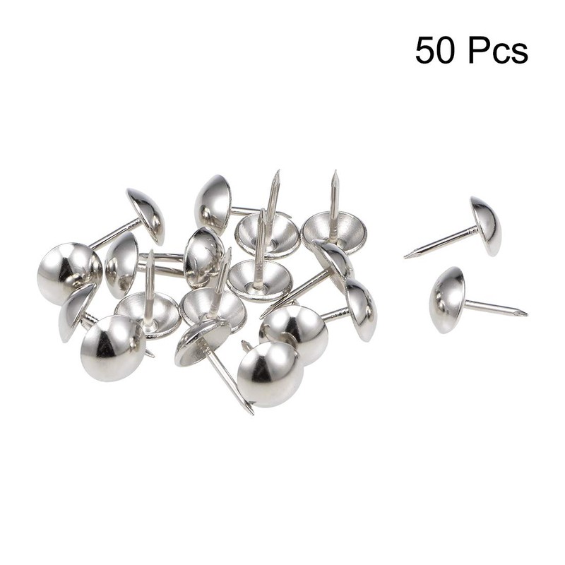 sourcing map Upholstery Nails 11 mm Head Diameter Stainless Steel