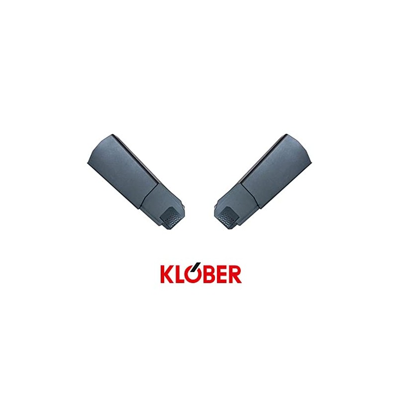 Klober Dry Verge Grey Left Hand Units - Plastic Roof