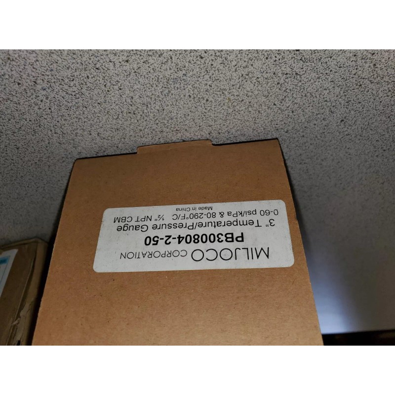 MILJILCO Miljoco PB300804-2-50 3" PressureTemper