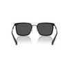 COACH Men's HC7171 Square Sunglasses, Black/Grey Solid, 56 mm