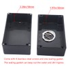 Otdorpatio Project Box IP65 Waterproof Junction Box ABS Plastic Black