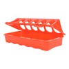 Flip Top Chick Feeder, Plastic Small Poultry Feeder with 12