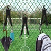 Dongawin Fence Hook,Baseball Softball Gear Hanger，Baseball Bat Holder with Glove