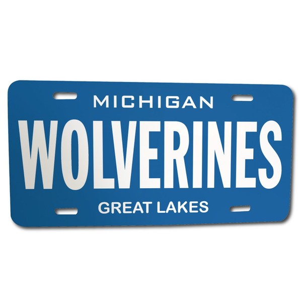 VictoryStore Front License Plate - University of Michigan Wolverines - State of Michigan