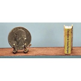 Lee Ann Borgia Miniature Books 1:12 MINIATURE BOOK CHOCOLATE AND COCOA RECIPES DOLLHOUSE SCALE
