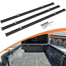 Jeep Gladiator Tie Rails - Heavy Duty Trail Rail Cargo Management System for 2020-2026 Jeep Gladiator JT (Part #82215956)
