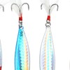 Long Shot Iron Plate Artificial Spoon Metal Lure Bait Set