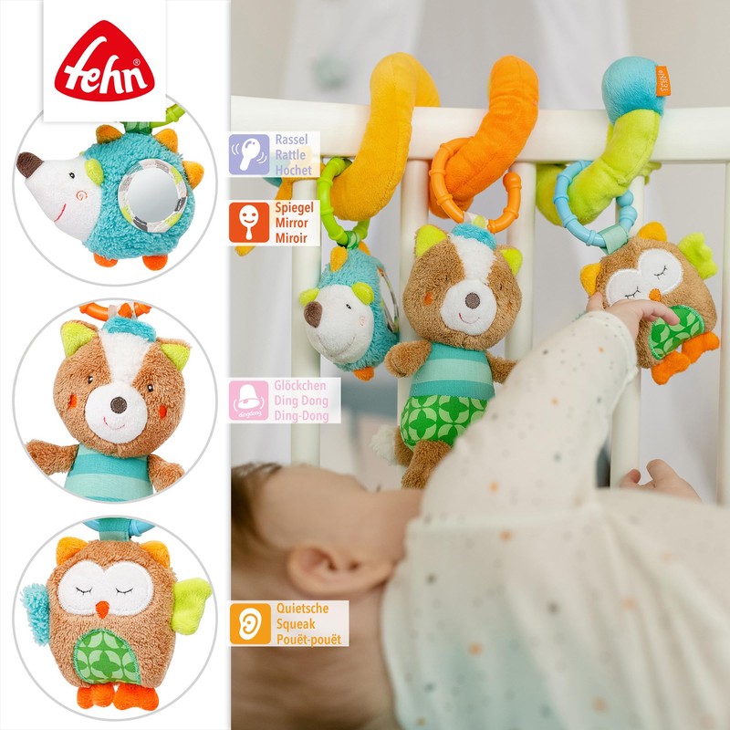 Fehn 3D Baby pay gym with beetle motif. Sleeping Forest