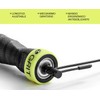 Cuerda para Saltar GRIT, Resistente, Ajustable, Ligera y Rotativa, Incluye
