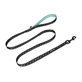 Jack & Bully Dog Leash, Lightning Pattern, 5ft Leash, Soft Neoprene Handle