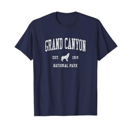 Grand Canyon T-Shirt Vintage National Park Sports Design Tee T-Shirt