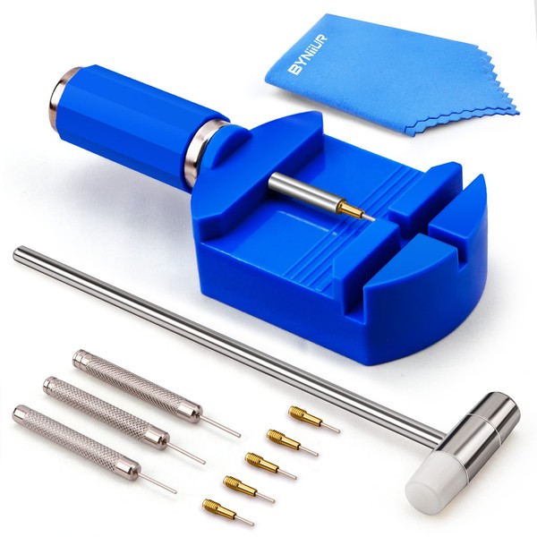 Watch Link Removal Tool Kit, BYNIIUR Watch Band Tool Strap