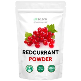 Redcurrant Powder - Pure All Natural Whole Powder for Baking, Flavoring, Smoothies, Beverage, 8 oz