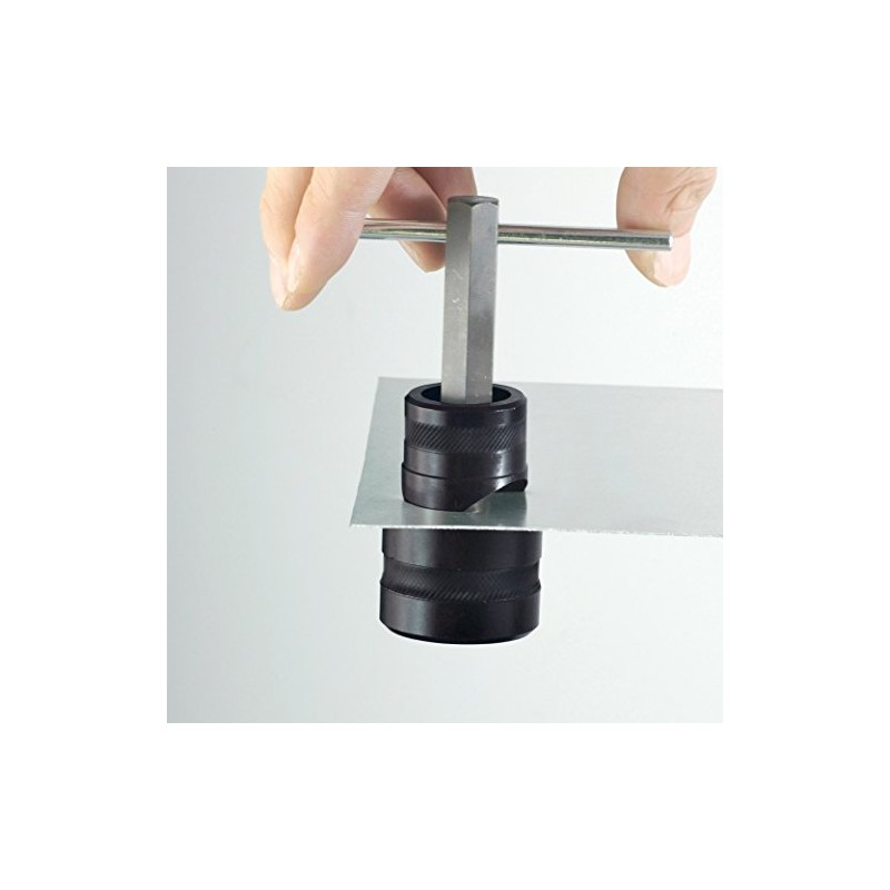 Hozan Chassis Punch Set with Reamer, Manual Puncher, Easy to