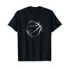 Basketball Silhouette Basketball T-Shirt, black