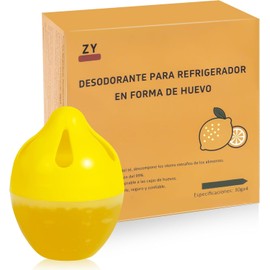 Desodorizante para Nevera 4 Unidades Sabor Limón Eliminador de Olores Efectivo Mantiene tu Nevera Fresca y Libre de Olores