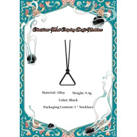 Chainsaw Man Cosplay Denji Necklace,Chain Saw Man Animation Peripheral Necklace, Anime Cos Metal Pull Ring Pendant Pendant Jewelry, Jewelry Gifts for Animation Fans (Black)