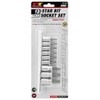 Performance Tool W1385 9-Piece Tamper Proof Star Bit Socket Set