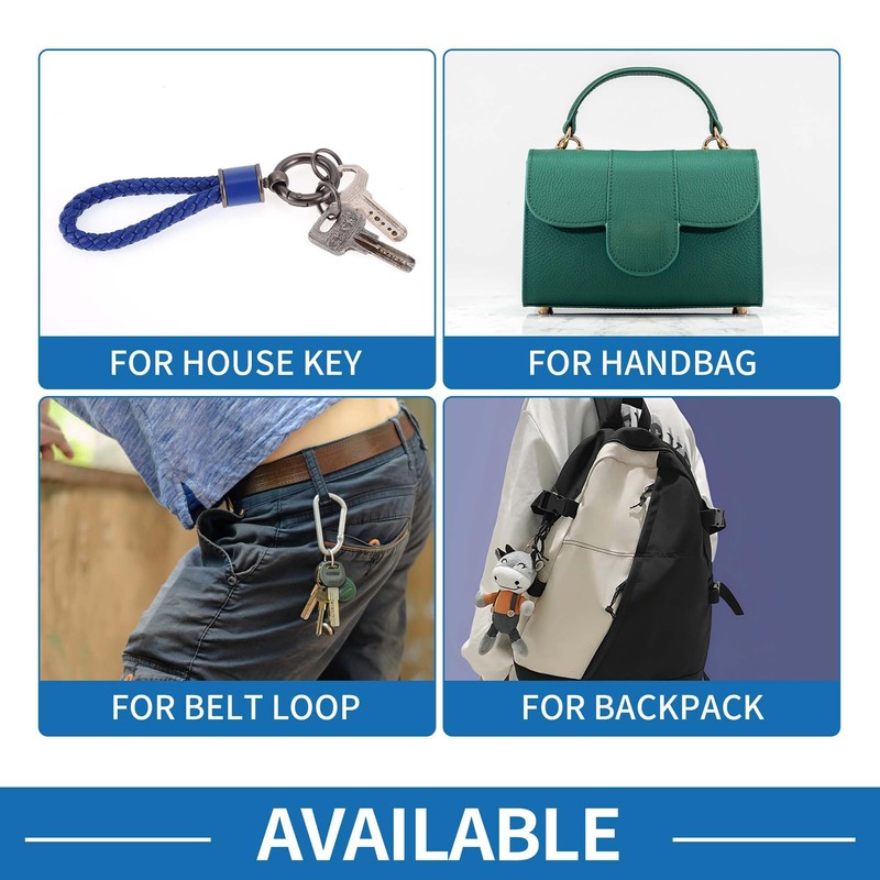 A ABSOPRO Car Keychain Universal Key Chain with Ring for