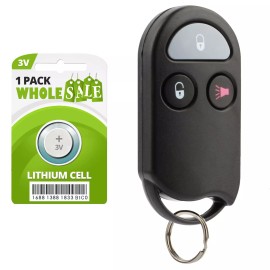 Wholesale-24-7 Replacement For 1999 2000 2001 2002 Nissan Quest Car Key Fob Remote