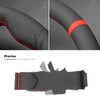 MEWANT Steering Wheel Cover for Ford Explorer ST 2020-2023 Hand-Stitched