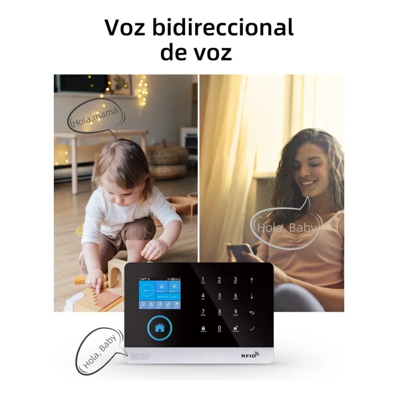 Sistema De Alarma Wifi Gsm Tuya Smart Life App Control