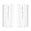 Zac's Alter Ego Pack of 12 7.5cm Metal Combs -