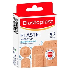 Elastoplast Plastic Water-Resistant Plasters (Assorted) X 40