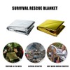 10 pieces foil survival blanket, value foil aid adult survival