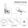Uenhoy 6 Pack Cam Locks Keyed Alike, 1" (25mm) Cam
