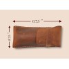 MyMesken Handmade Leather Glasses Case- Eyeglass Case- Sunglasses Case Protective