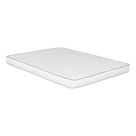 Pemberly Row Contemporary 6in Polyurethane Twin Mattress in White