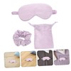 Baluue Faux Silk Sleep Mask Set Breathable Eye Cover with