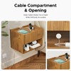 Floating Nightstand Bedroom Bedside Table - Floating Night Stand Set